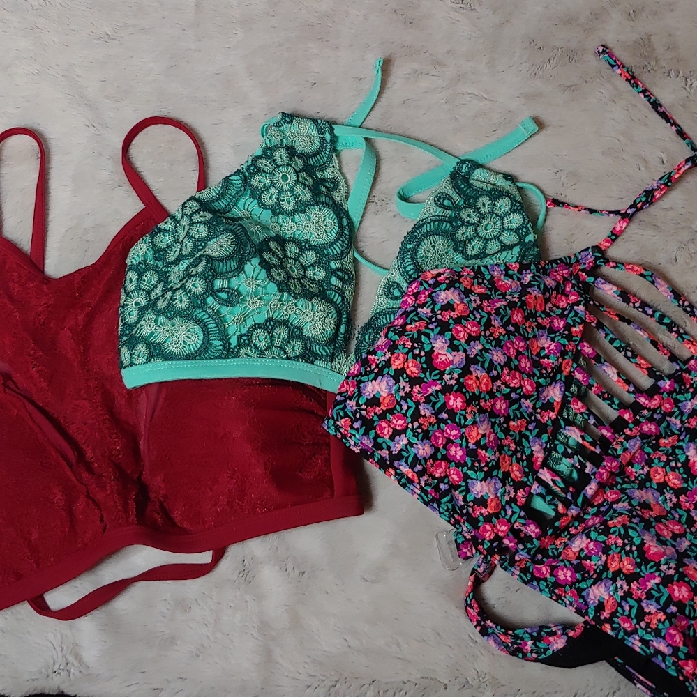 Rave/swim halter top bundle